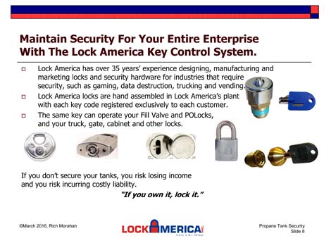 Propane Tank Locks - Lock America